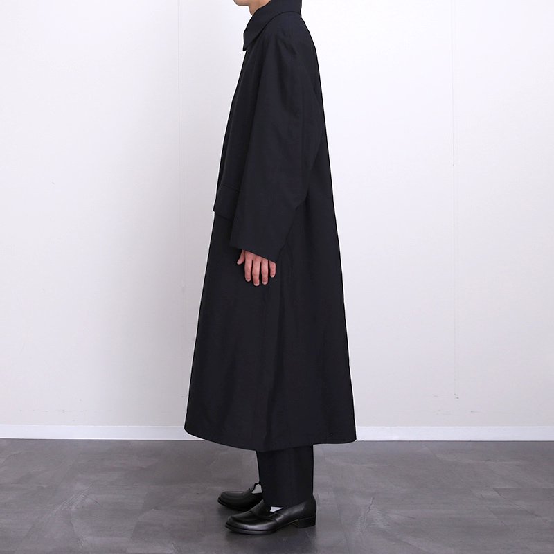 【50%OFF】【ラスト１点】【IRENISA イレニサ】RAGLAN SLEEVED OVER COAT BLACK - THIRTY'  THIRTY' STORE