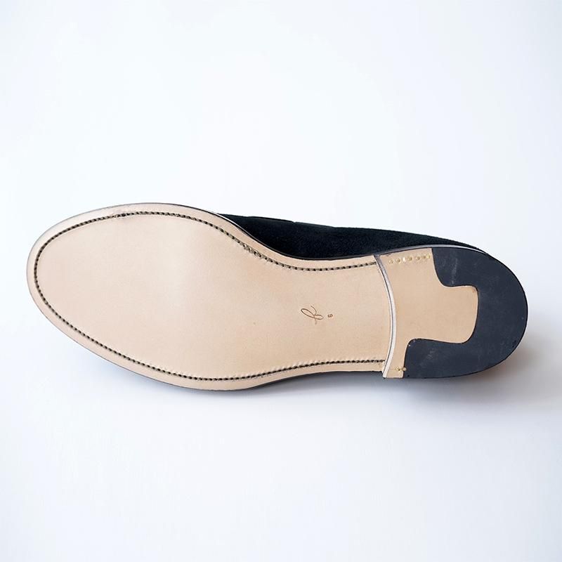 forme フォルメ】Suede Tassel loafer plain toe Black - THIRTY forme フォルメ】Suede Tassel loafer plain toe Black - THIRTY