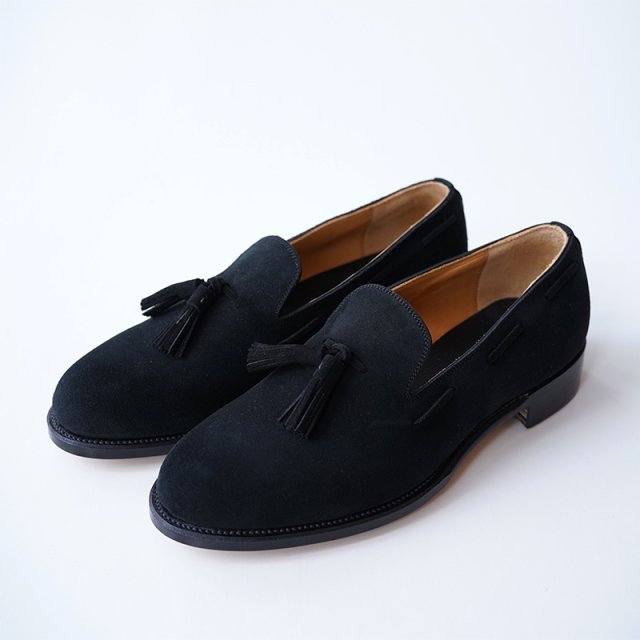 forme եSuede Tassel loafer plain toe Black