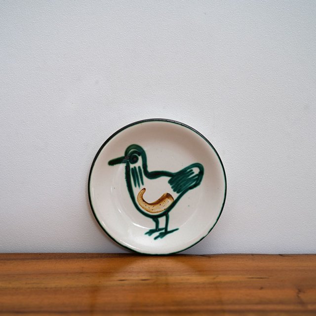 Small Plate Bird D / Robert Picault / 1950s-60s / France