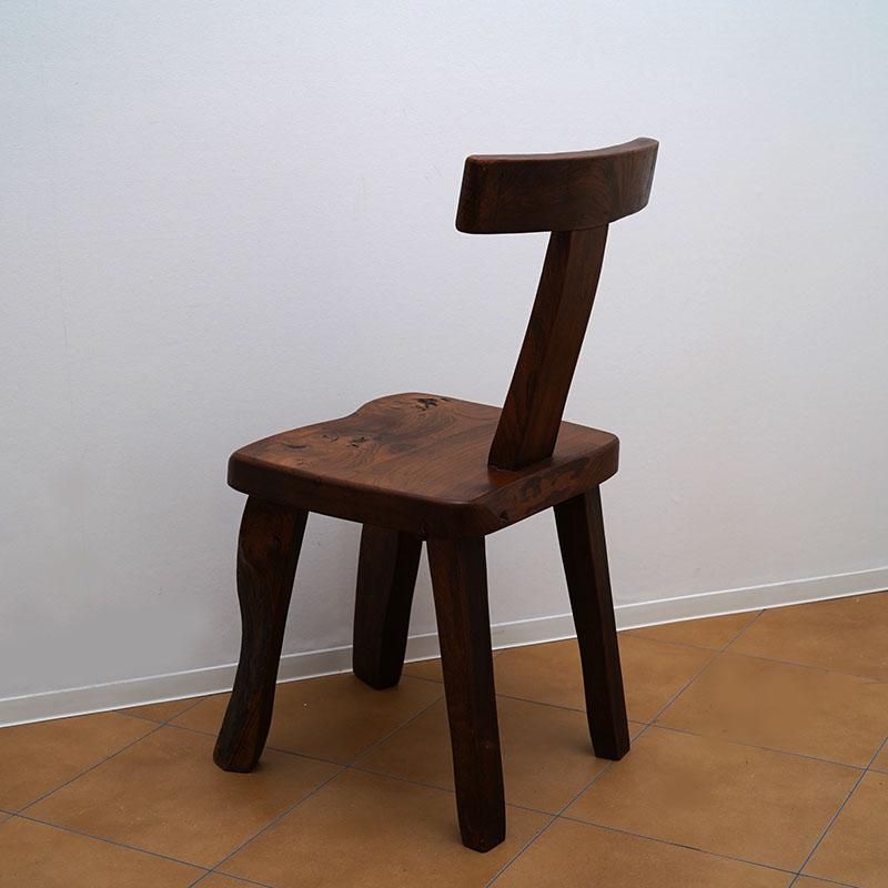 Brutalist T Chair B / Olavi Hanninen for Aranjou / France / 1960s