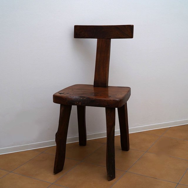 Brutalist T Chair B / Olavi Hanninen for Aranjou / France / 1960s
