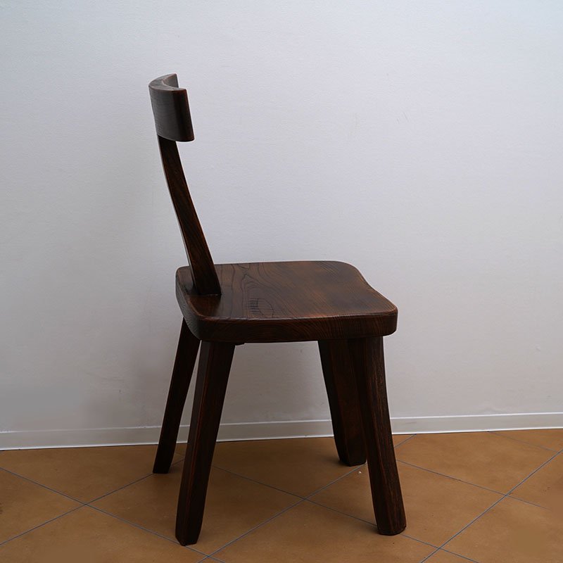 Brutalist T Chair C / Olavi Hanninen for Aranjou / France / 1960s - THIRTY'  THIRTY' STORE