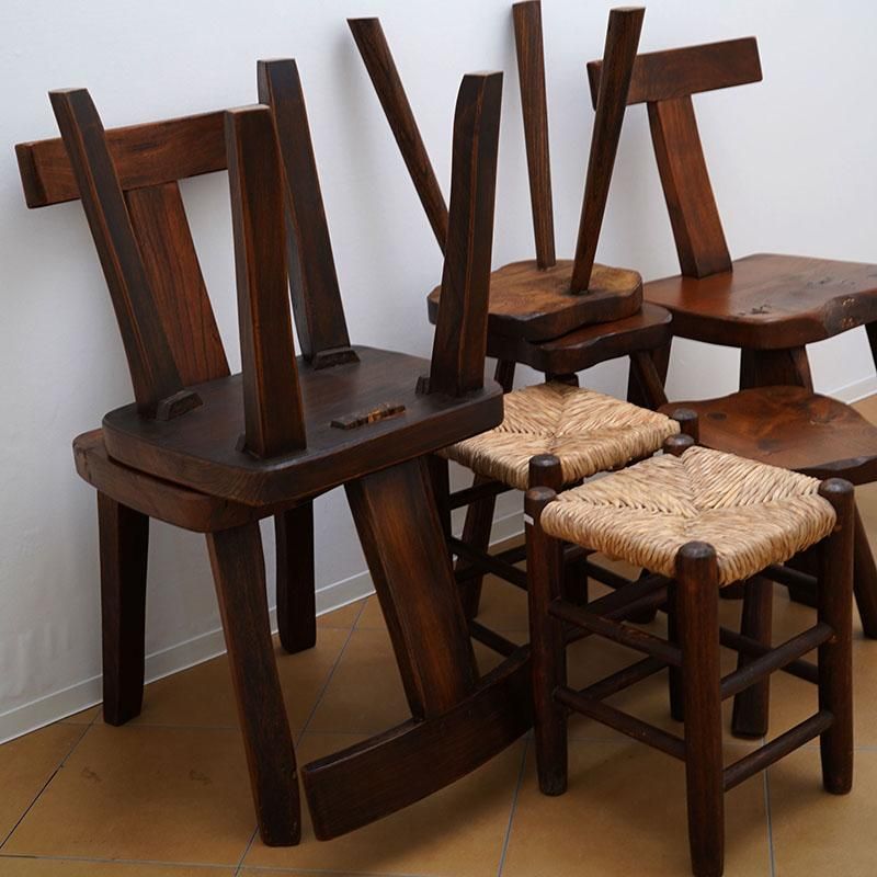 Brutalist T Chair D / Olavi Hanninen for Aranjou / France