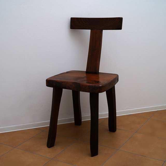 Brutalist T Chair D / Olavi Hanninen for Aranjou / France / 1960s