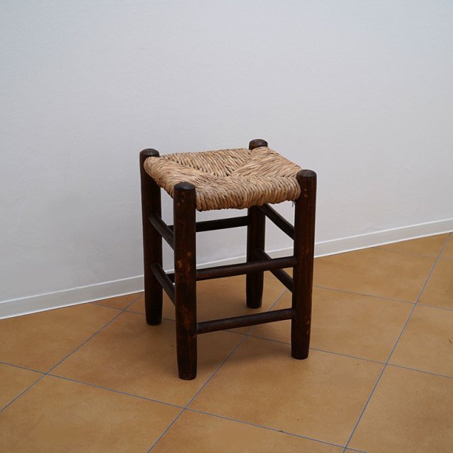 French Rush Stool S 1 /  France / 1960s