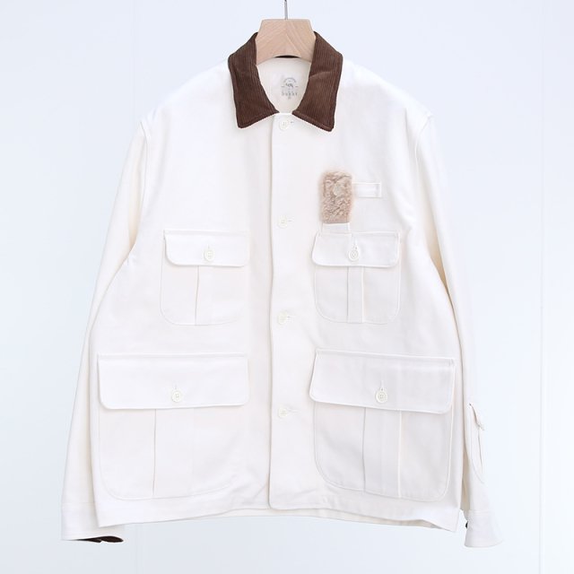 【2022 A/W】【bukht ブフト】DUCK HUNTING JACKET WHITE