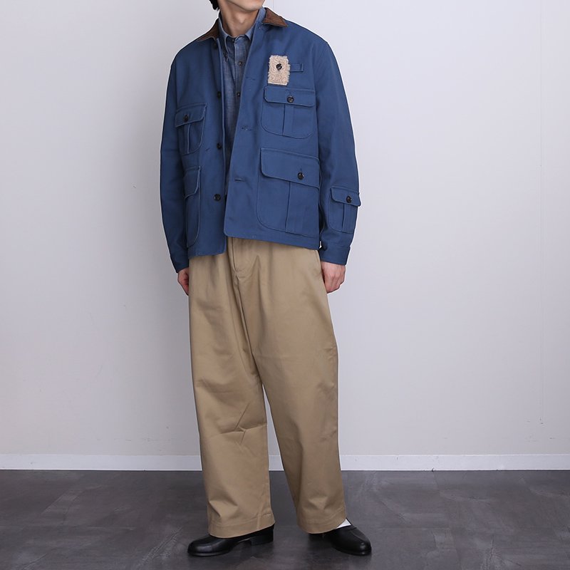 50%OFF】【bukht ブフト】DUCK HUNTING JACKET NAVY - THIRTY' THIRTY