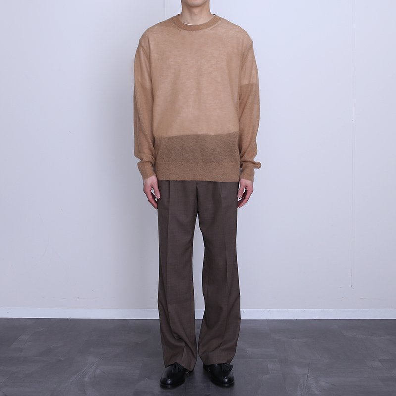 ラスト１点】【2023 S/S】【AURALEE オーラリー】KID MOHAIR SHEER