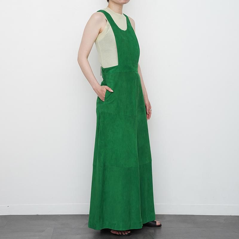 40%OFF】【AURALEE オーラリーレディース】GOAT SUEDE DRESS GREEN