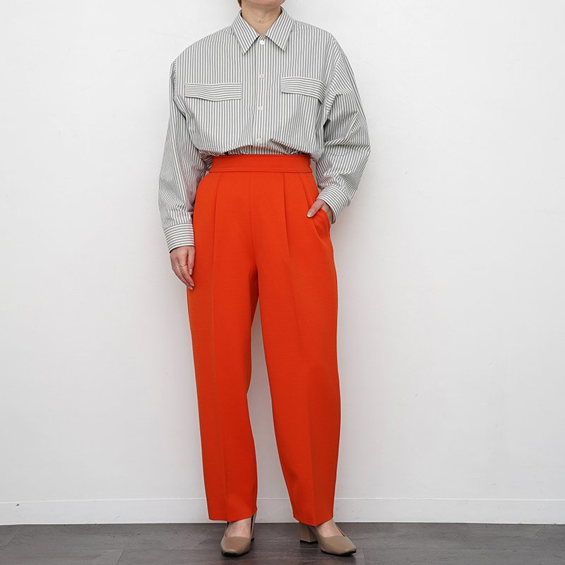 【2023 S/S】【PHEENY / フィーニー】Amunzen high waist tapered pants ORANGE - THIRTY'  THIRTY' STORE