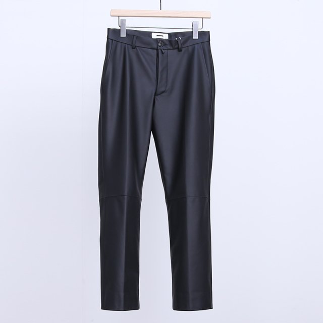 【2023 S/S】【REVERBERATE リバーバレイト】LEATHER PANTS BLACK