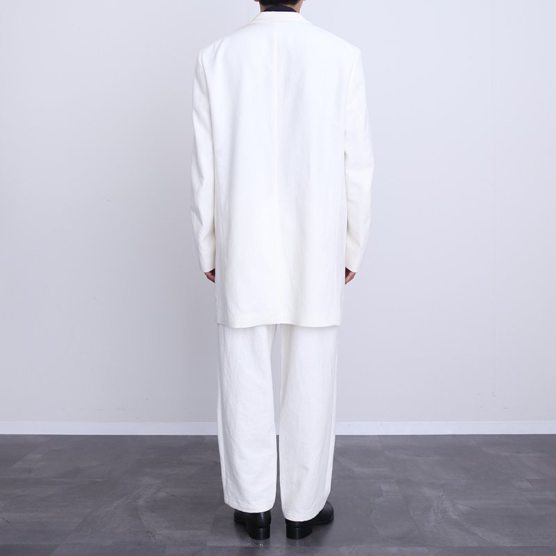 【REVERBERATE リバーバレイト】LONG TAILORED JACKET WHITE - THIRTY' THIRTY' STORE
