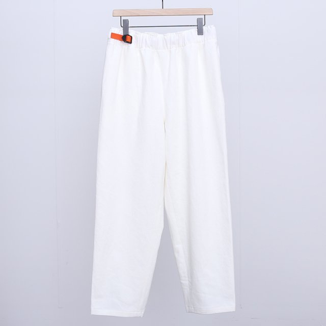 【2023 S/S】【REVERBERATE リバーバレイト】BELTED TROUSERS TYPE 2 - COTTON / LINEN WHITE