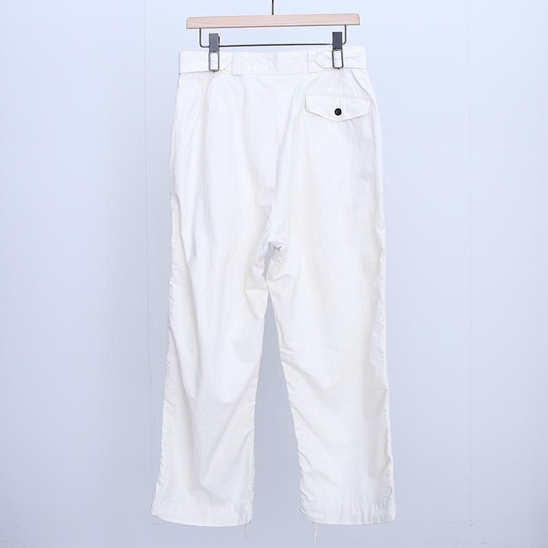 【OUTIL ウティ】pantalon limoges ecru - THIRTY' THIRTY' STORE