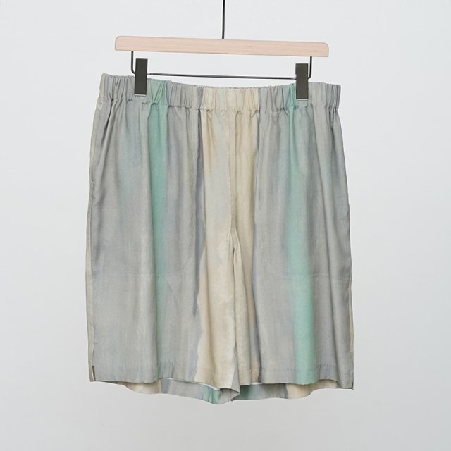 【2023 S/S】【ENCOMING インカミング】WIDE EASY SHORTS GREY/GREEN
