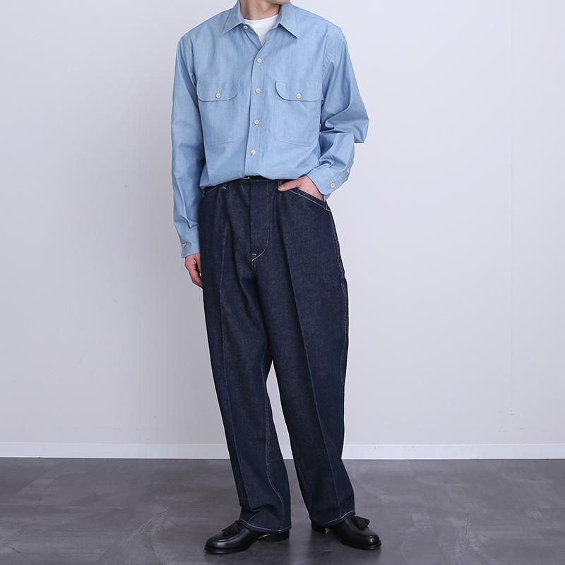 残りわずか】【MAATEE&SONS マーティーアンドサンズ】WORK TROUSER ...