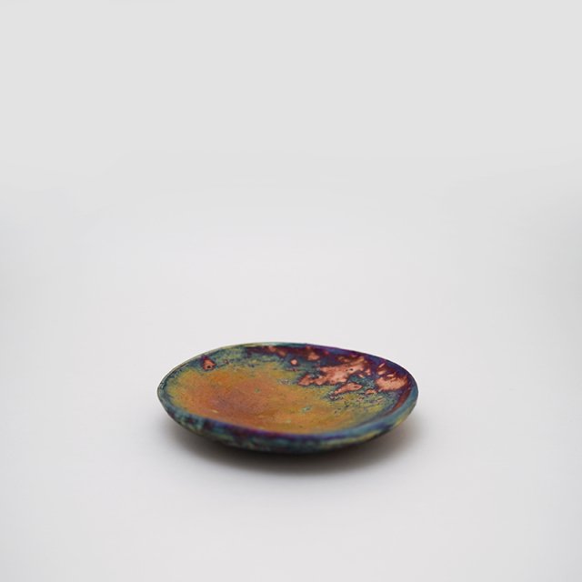 seya. PATAGONIA POTTERY - SMALL PLATE / ONE OF A KIND VIVID MULTI