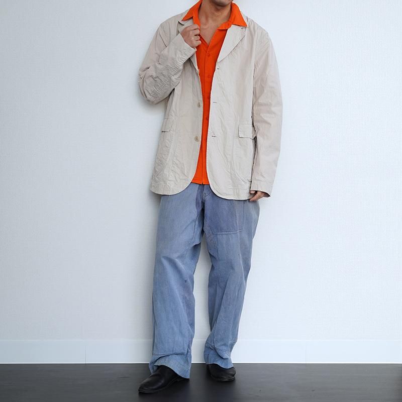 CASEY CASEY ケイシーケイシー】BIG RACCOURCIE SHIRT ORANGE - THIRTY