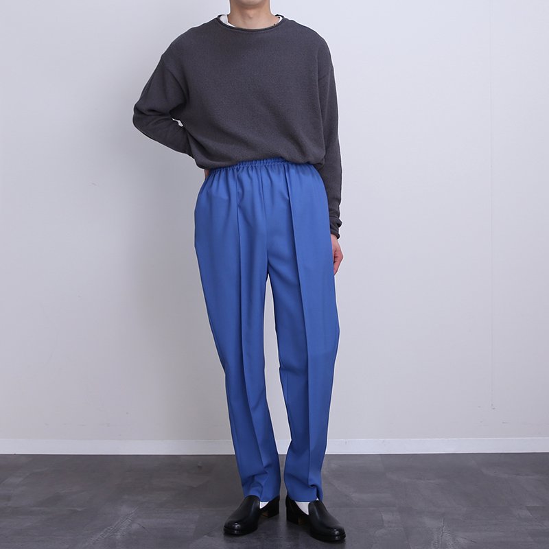 【2023 S/S】【POSTELEGANT ポステレガント】WOOL EASY TROUSERS SKY - THIRTY' THIRTY'  STORE