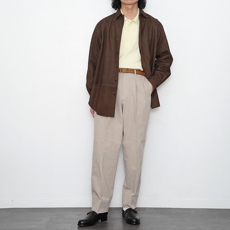 ラスト１点】【forme フォルメ】Jodhpurs belt Navy/Brown - THIRTY