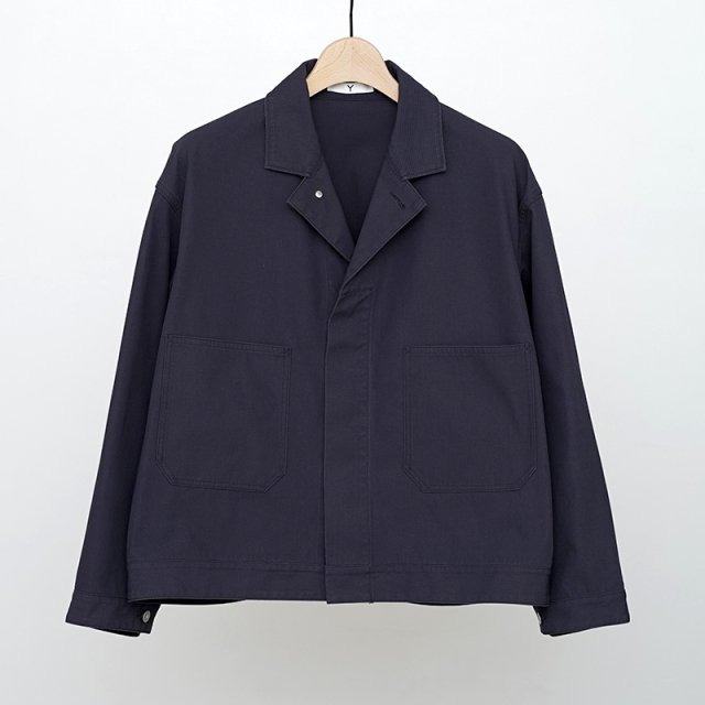 【Y ワイ】ORGANIC COTTON / RECYCLE POLYESTER TWILL BZ NAVY