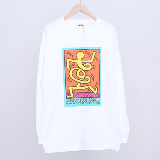 【2023 S/S】【Keith Haring / キース ヘリング】6.5oz cotton jersey white