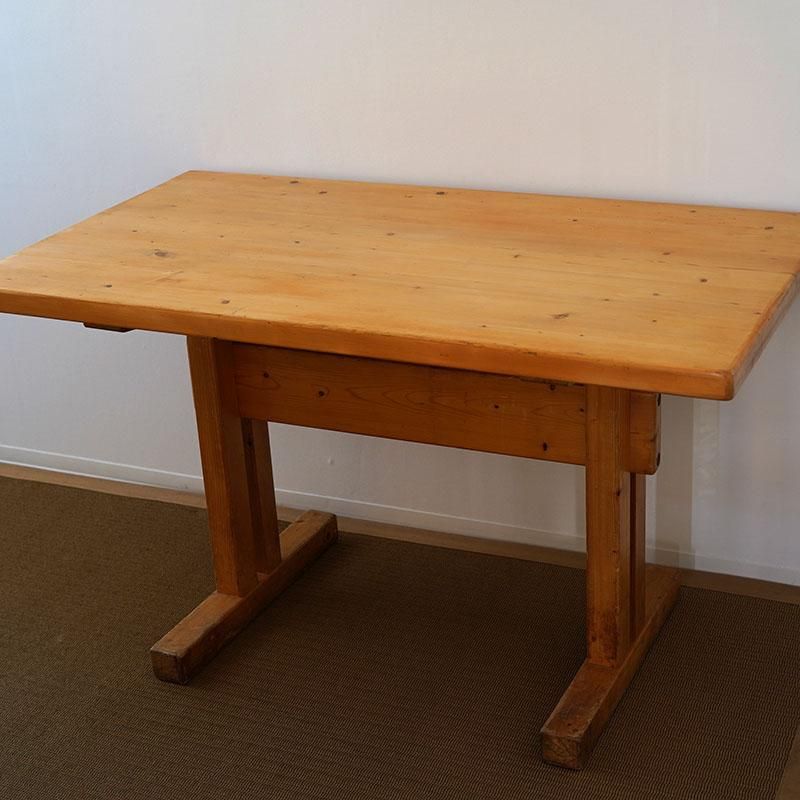 Square Table for Les Arcs / Charlotte Perriand / 1960s-70s Square Table for Les Arcs / Charlotte Perriand / 1960s-70s
