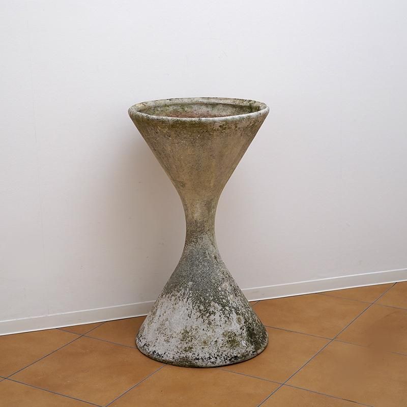 【メール便無料】 フランス アンティーク Willy Guhl Planter Pot プランター 西洋