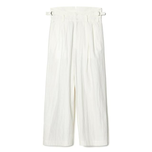 2023 S/SۡIRENISA ˥HIGH WAIST PANTS WHITE