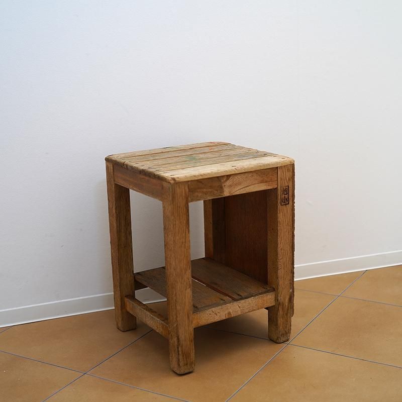 古道具  小ぶりな8角のスツール 古道具 小ぶりな8角のスツール