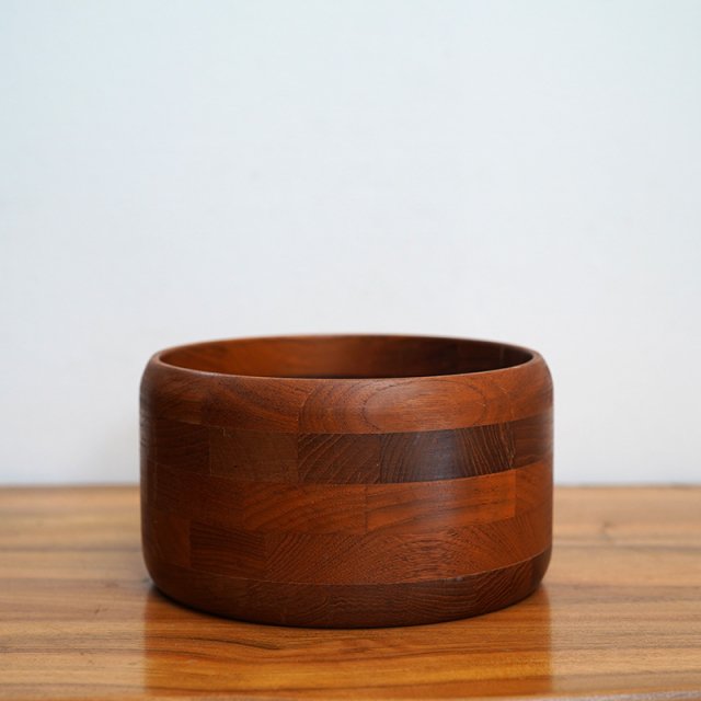 Wood bowl / KJENI / 60s / Denmark