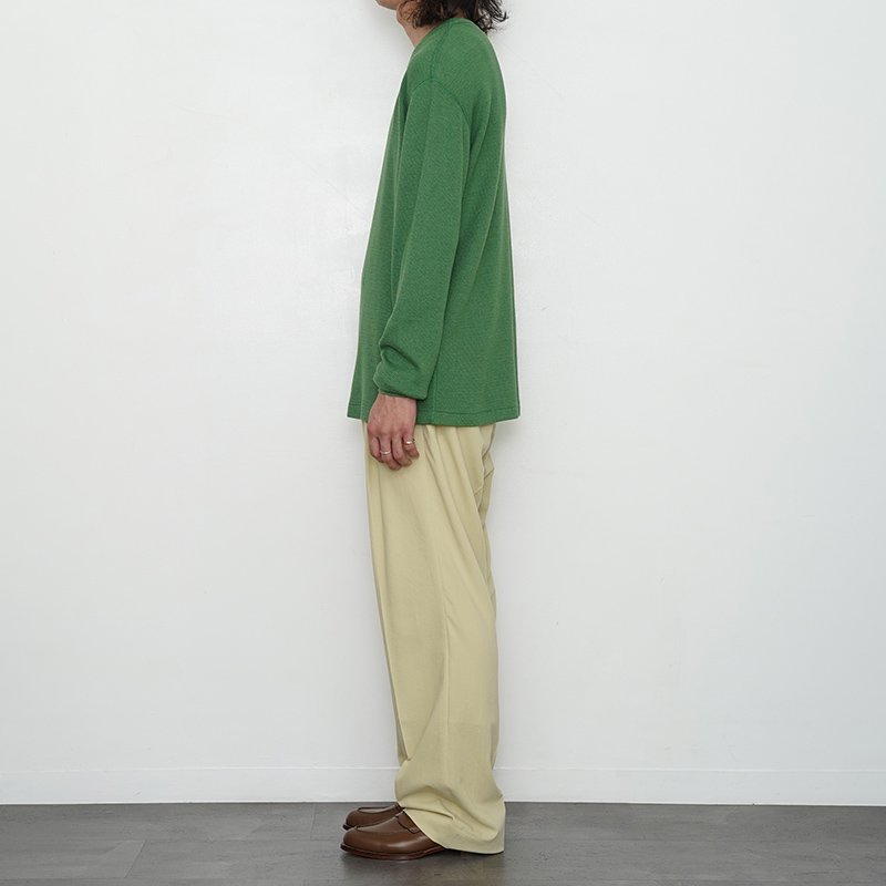 【2023 A/W】【AURALEE オーラリー】LIGHT THERMAL P/O GREEN - THIRTY' THIRTY' STORE