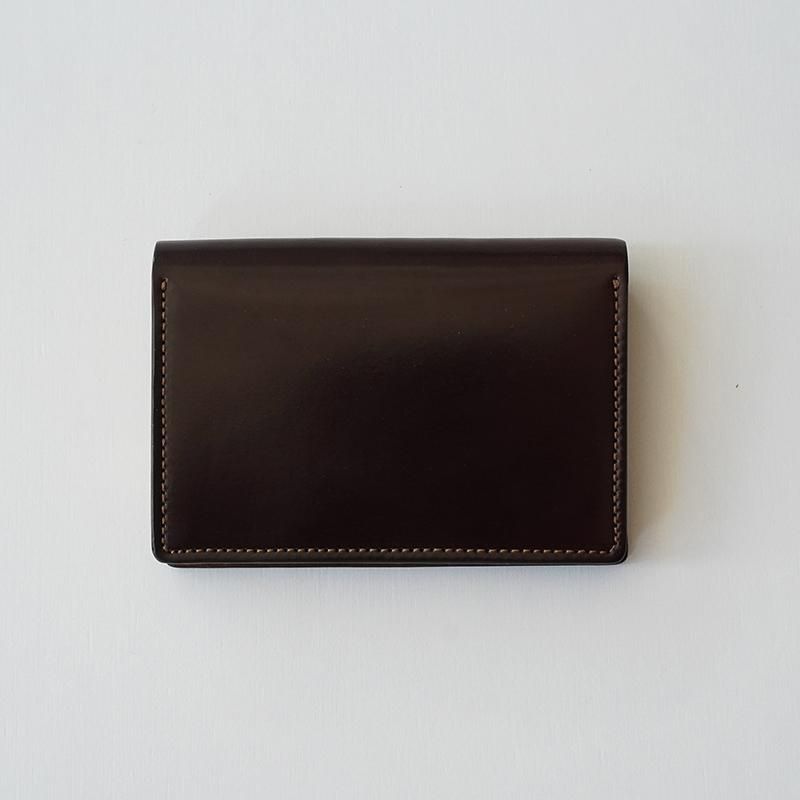 forme フォルメ】Change purse フラットホック Cordovan Black