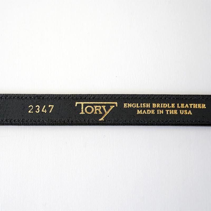 TORY】EQUESTRIAN INSPIRED BELT BLACK BRASS BUCKLES - THIRTY