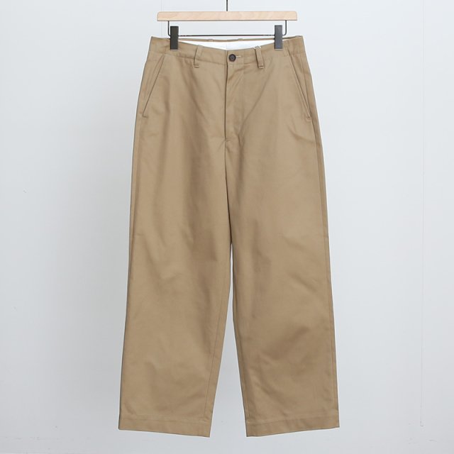 UNIVERSAL PRODUCTS ˥СץġNO TUCK CHINO TROUSERS CAMEL