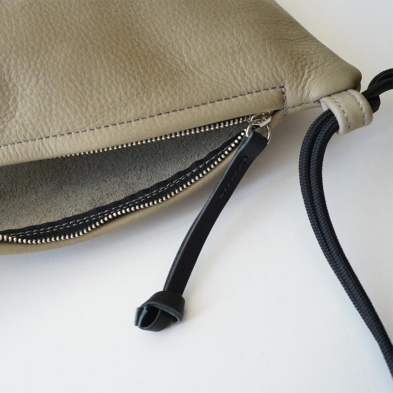 イチエパック 20/80 トウェンティーエイティー】SHRINK LEATHER DRAWSTRING