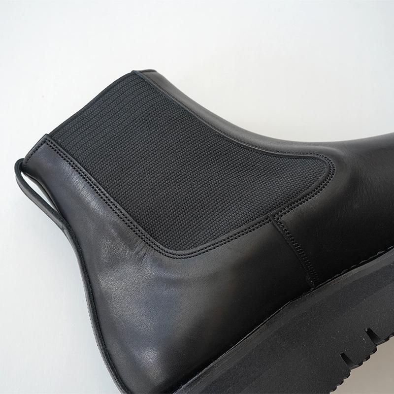 BEAUTIFUL SHOES】BRITISH SIDEGORE BLACK - THIRTY' THIRTY' STORE