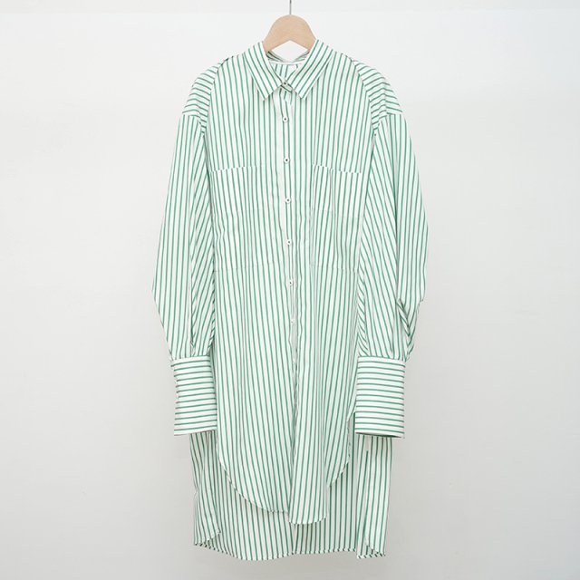 【2023 A/W】【Uhr / ウーア】Over Shirt Tunic Green