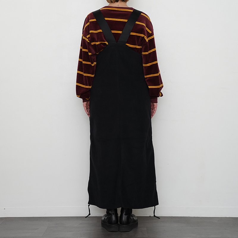 2023 A/W】【PHEENY / フィーニー】Polartec fleece salopette skirt