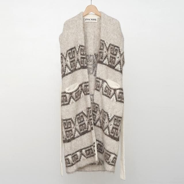 30%OFFۡINSCRIRE 󥹥ꥢcowichan long vest MULTI