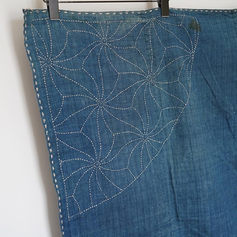 古布木綿草木染風呂敷仕立て難点有り、２７ 古布木綿草木染風呂敷仕立て難点有り、27