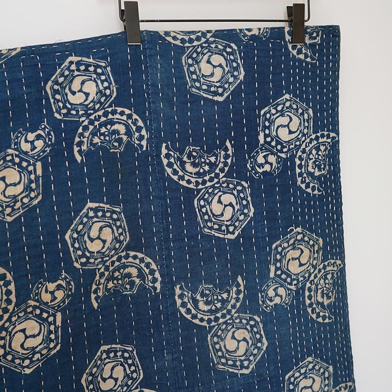 藍染 時代木綿の布 襤褸ボロ9 敷物 - THIRTY' THIRTY' STORE