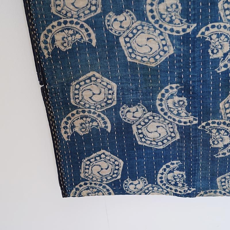 藍染 時代木綿の布 襤褸ボロ9 敷物 - THIRTY' THIRTY' STORE