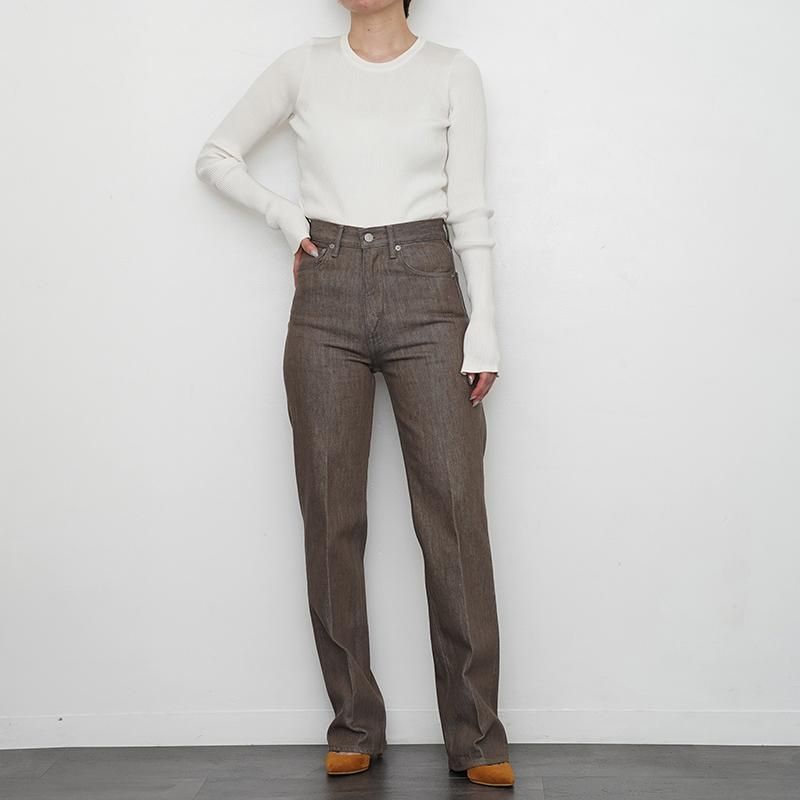 23AW AURALEE HARD TWIST DENIM 5P PANTS 2