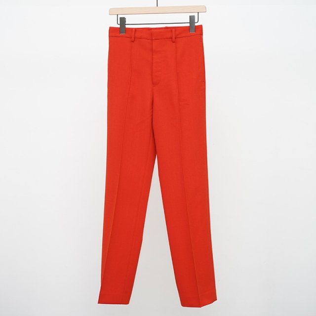 【20%OFF】【AURALEE オーラリーレディース】TENSE WOOL DOUBLE CLOTH SLACKS RED ORANGE