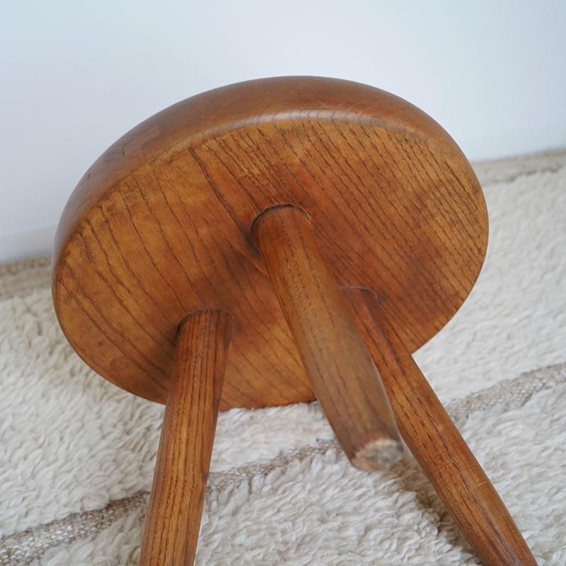 50s オリジナル　CharlottePerriand ペリアン スツール Charlotte Perriand / No17 / Rush Stool / 50s / France