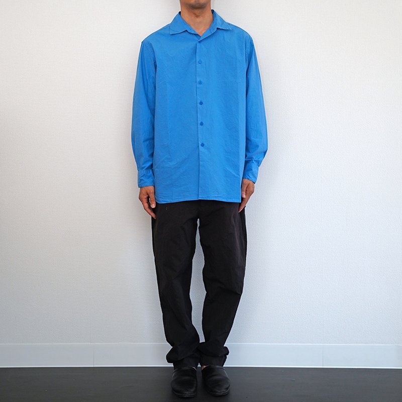 【CASEY CASEY】Big Raccourcie Shirt blue