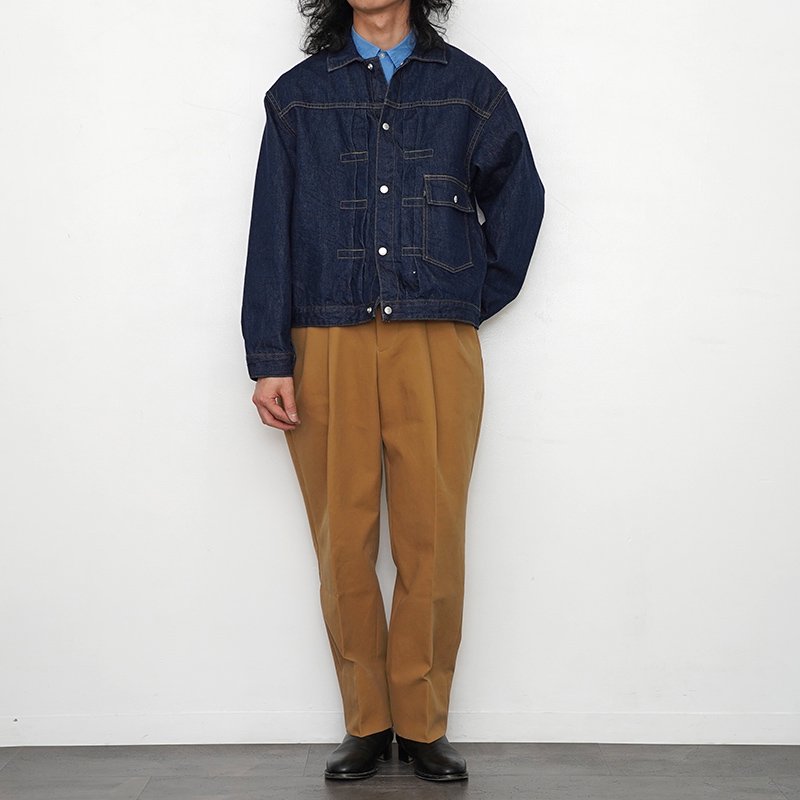 6/11再入荷】【ラスト1点】【FOREMOST フォアモスト】 pleats jacket/2nd one wash - THIRTY'  THIRTY' STORE