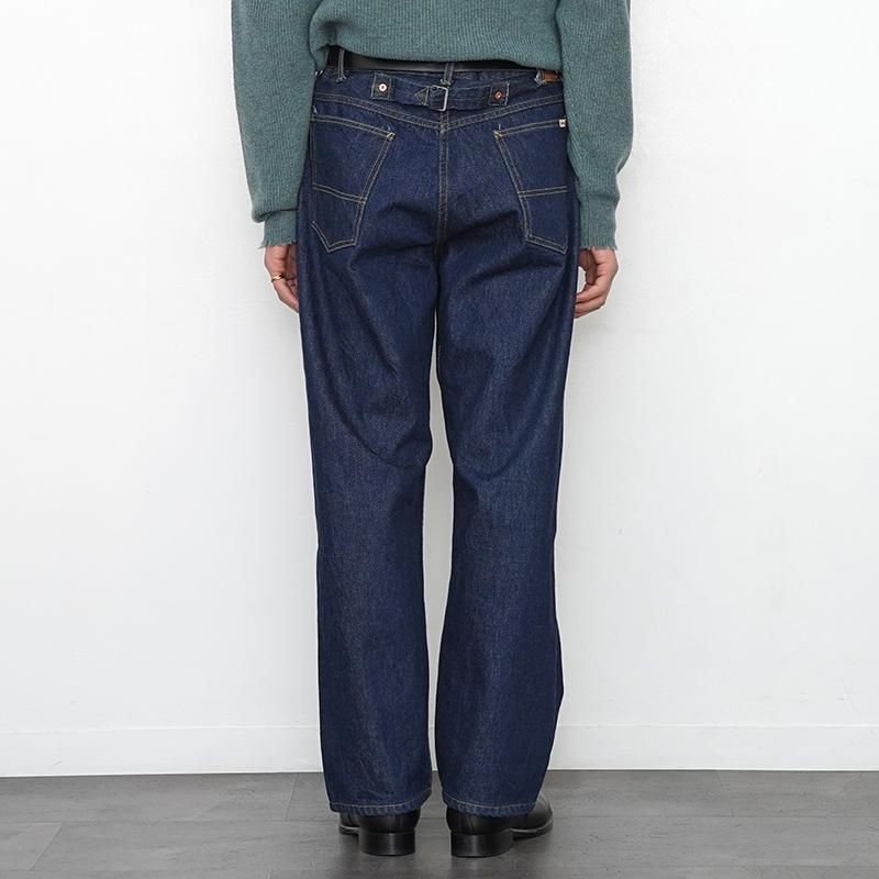 FOREMOST フォアモスト】back strap 5pocket pant one wash FOREMOST フォアモスト】back strap 5pocket pant one wash